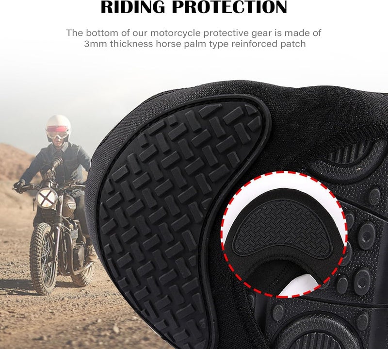 Stacool Motorcycle Shoe Protector,Anti-Slip Motorcycle Shifter Shoe Protector Keeps & Protects Shoes Clean,Universal Adjustable Motorcycle Boot Protector Motorcycle Accessories - Image 4